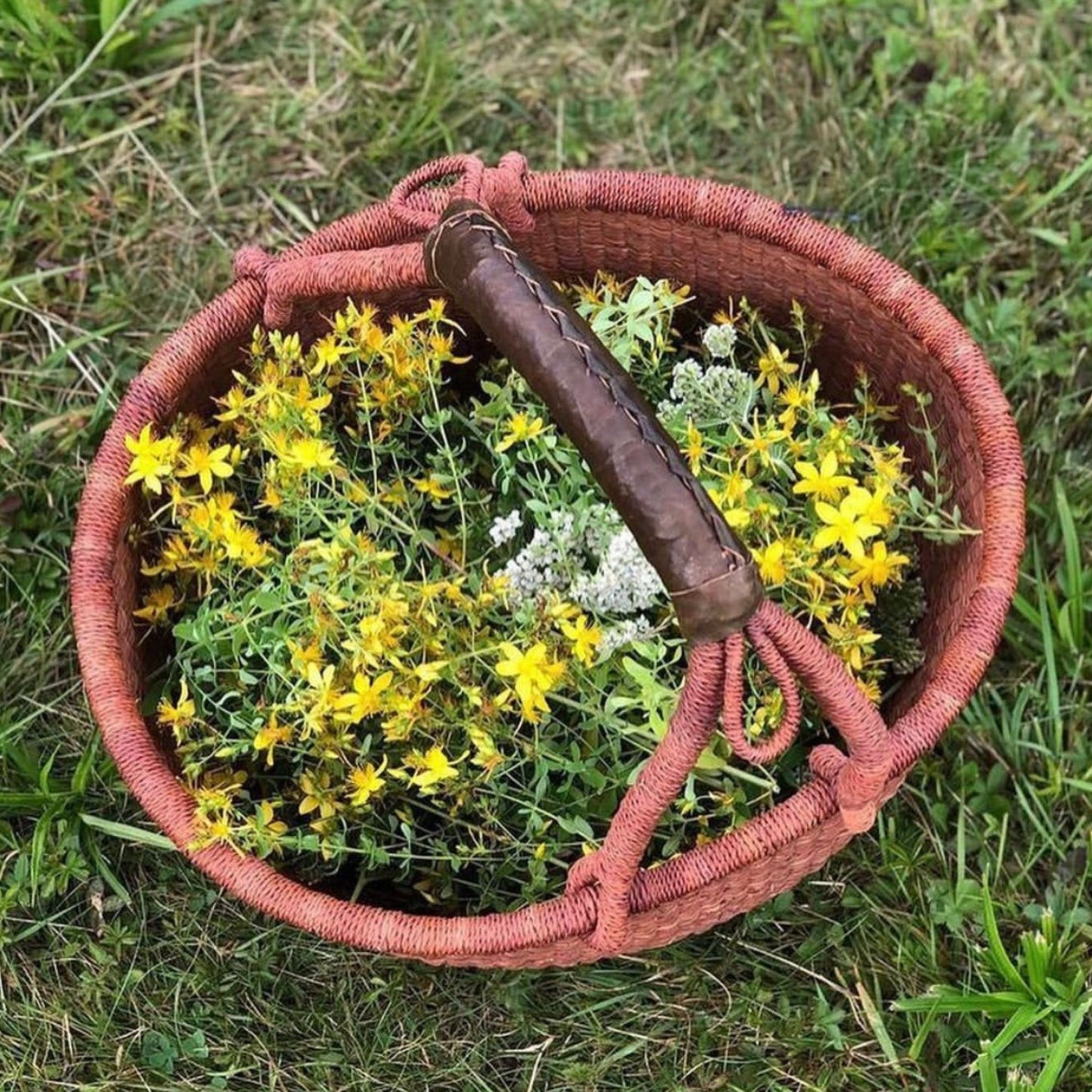 Large Ginger  Bolga Basket