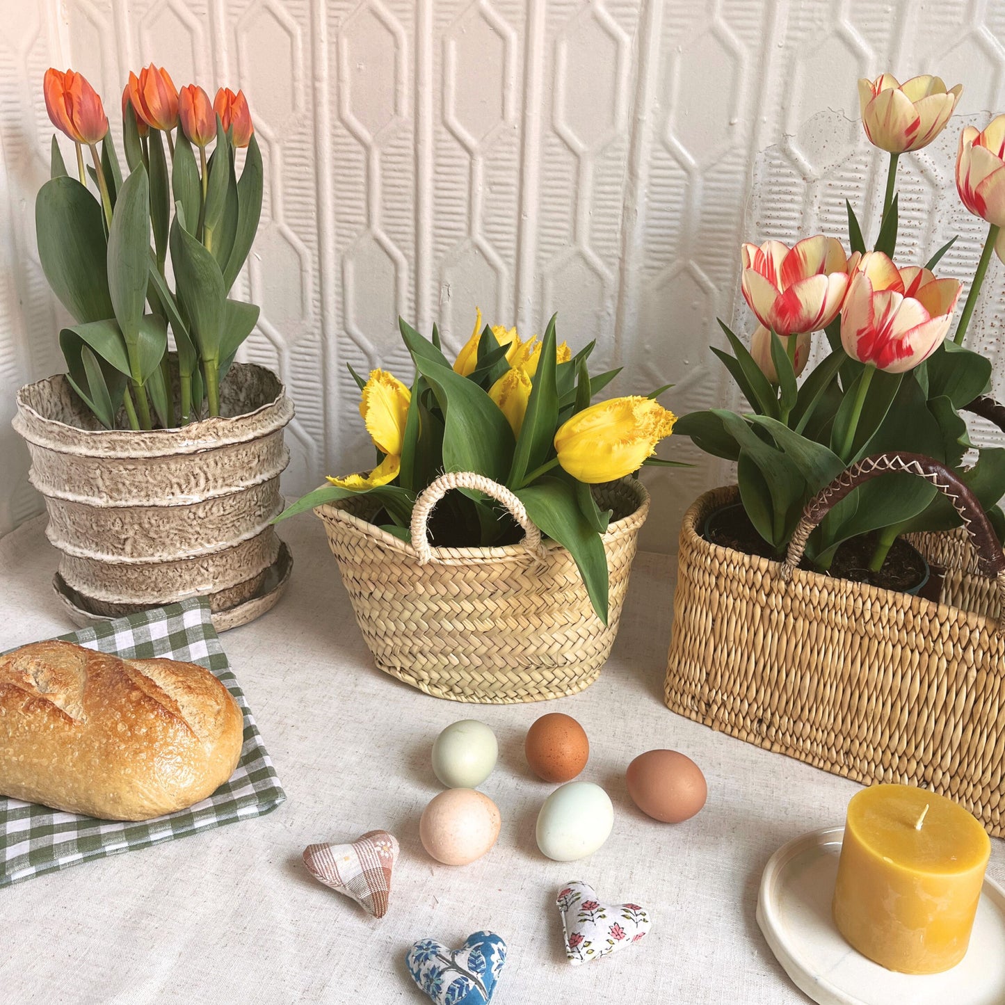 Ribbed Ceramic Planter Grace Cain