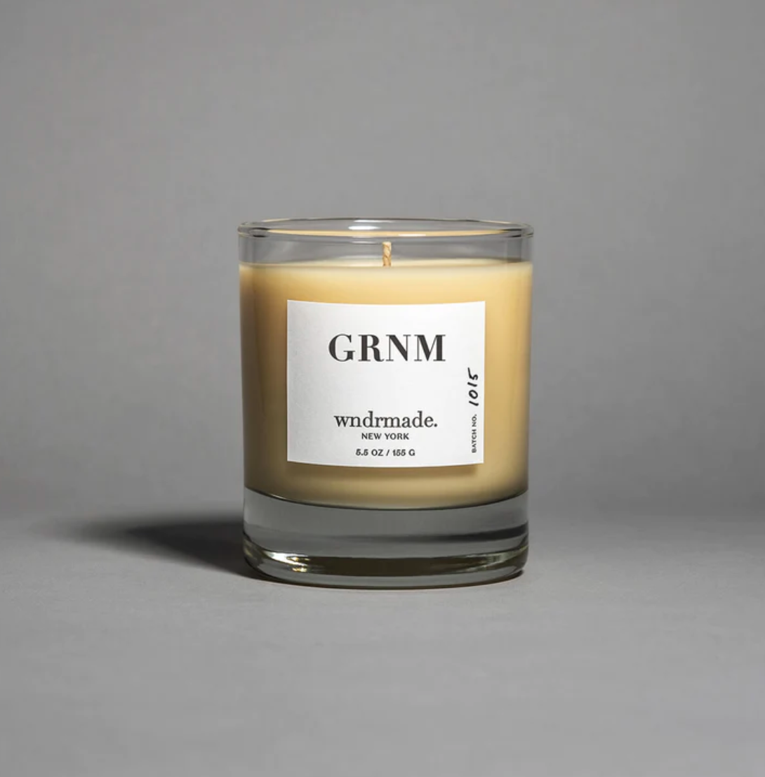Pure Botanically-Perfumed Candle with the Scent of Geranium. The Fragrances are blend of pure, wild, organic essential oils. Each candle is hand-poured into a reusable glass vessel