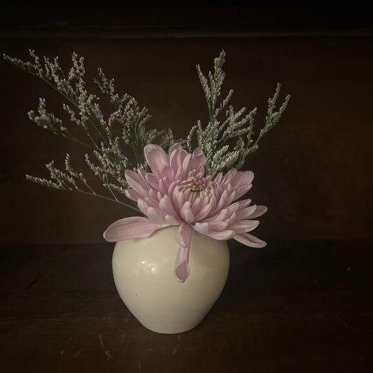 Ikebana Porcelain Vase #2 by Jenny Hayo