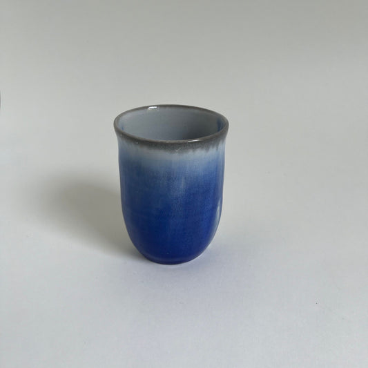 Blue Mug without Handle by Jess Gaddis