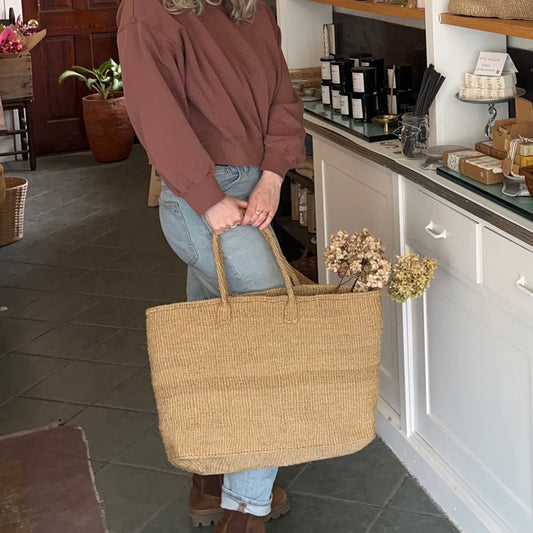 Sisal Natural Tote Bag