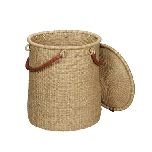 Cylinder Laundry Basket with Lid