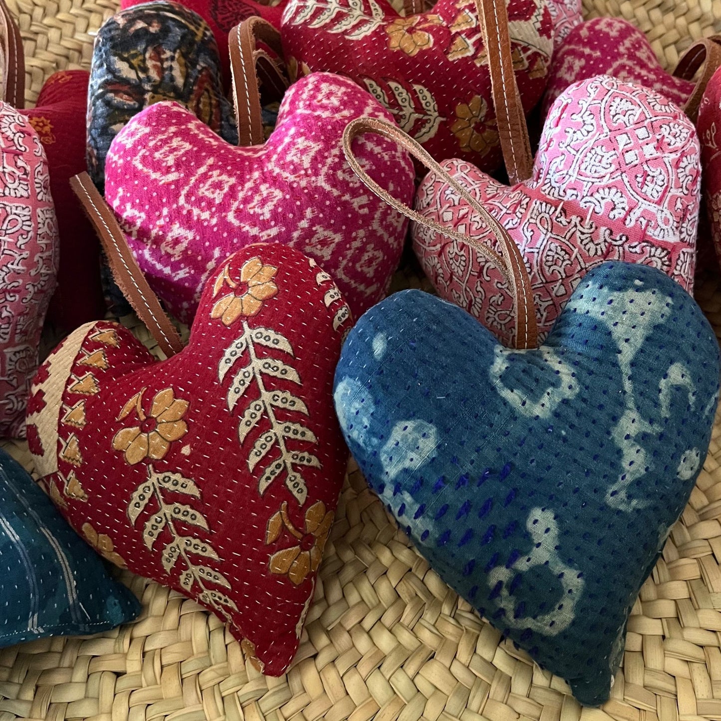 Hanging Lavender Heart Sachet