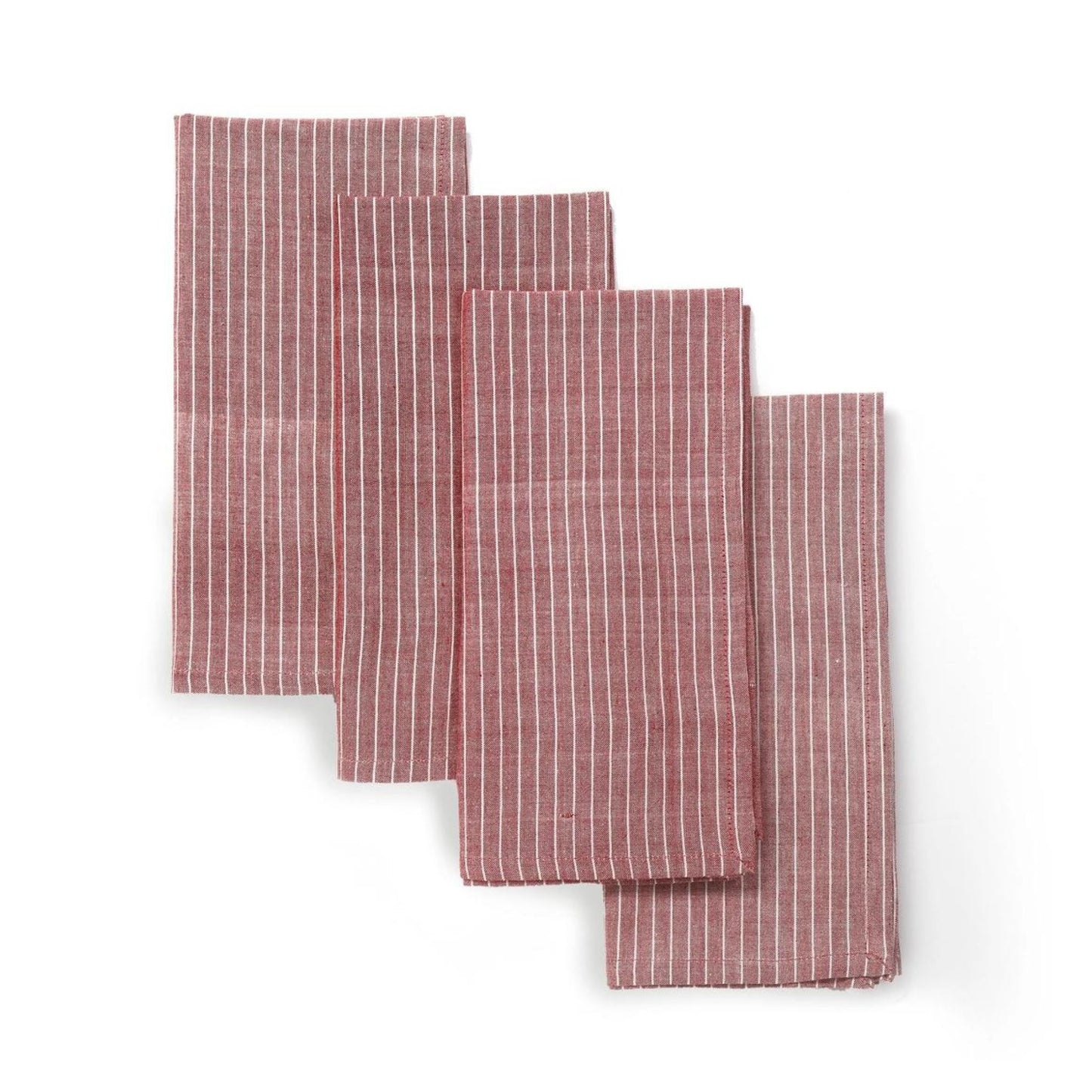 Pin Stripe Handwoven Cotton Napkins (set of 4)