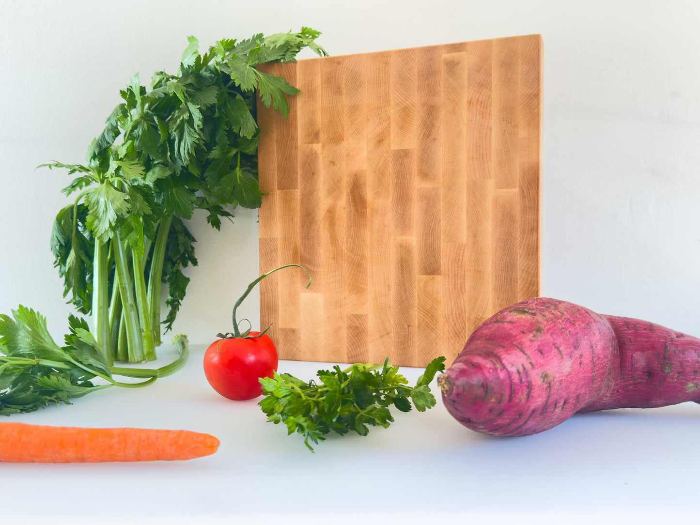 End Grain Square Butcher Block