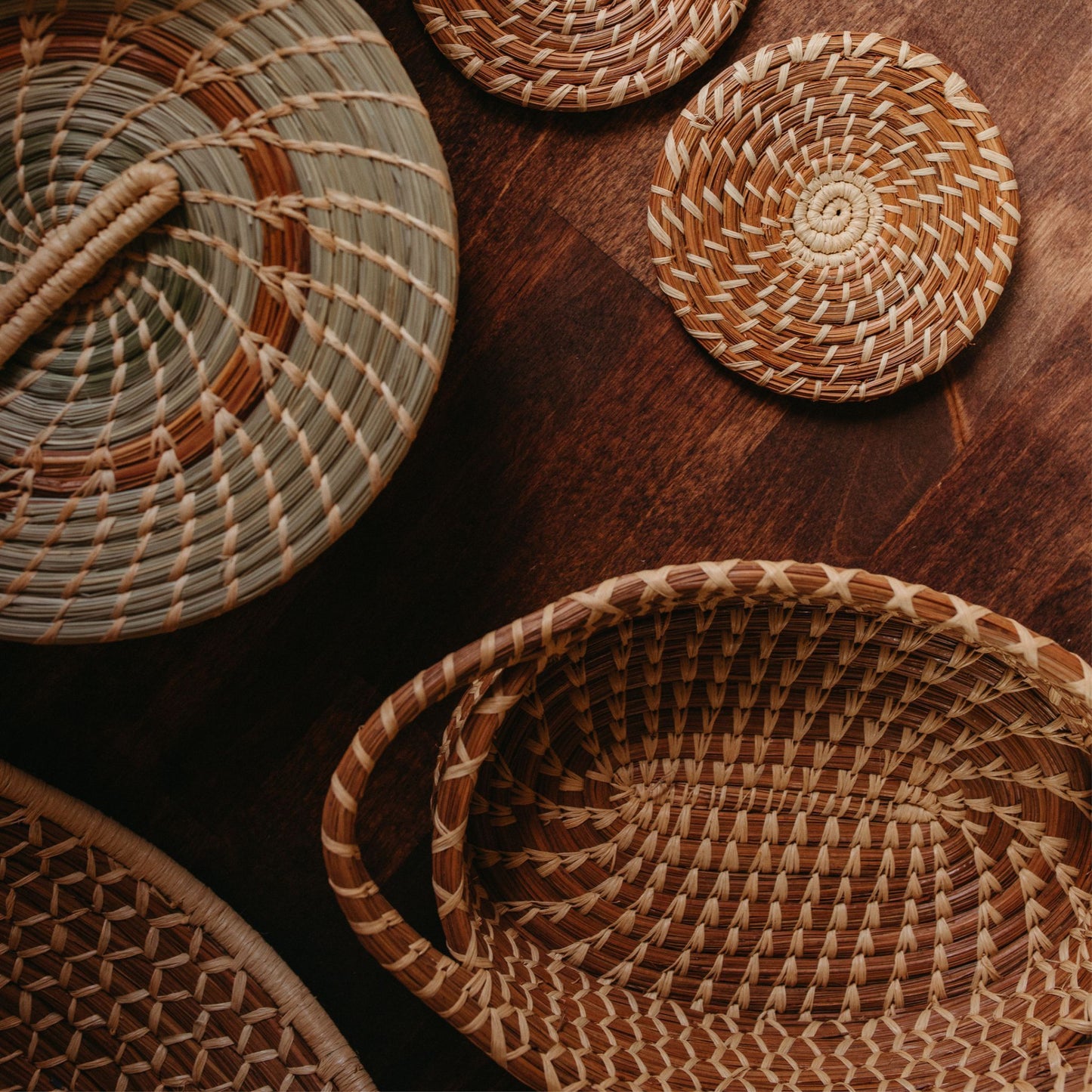 Pine Needle Zoila Basket