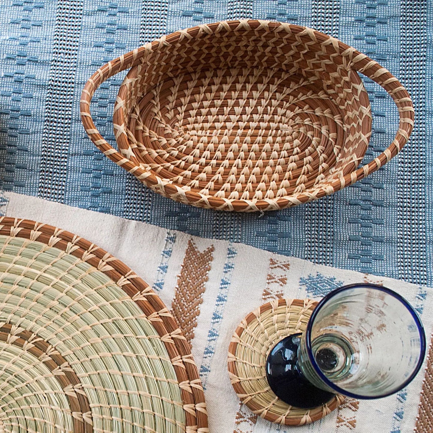 Pine Needle Zoila Basket