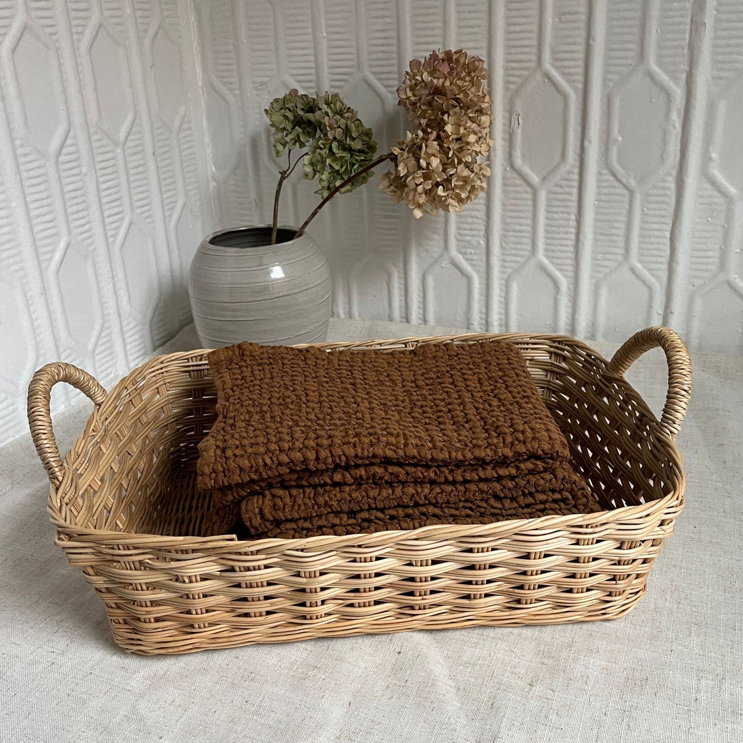 Coffee Table Rattan Tray