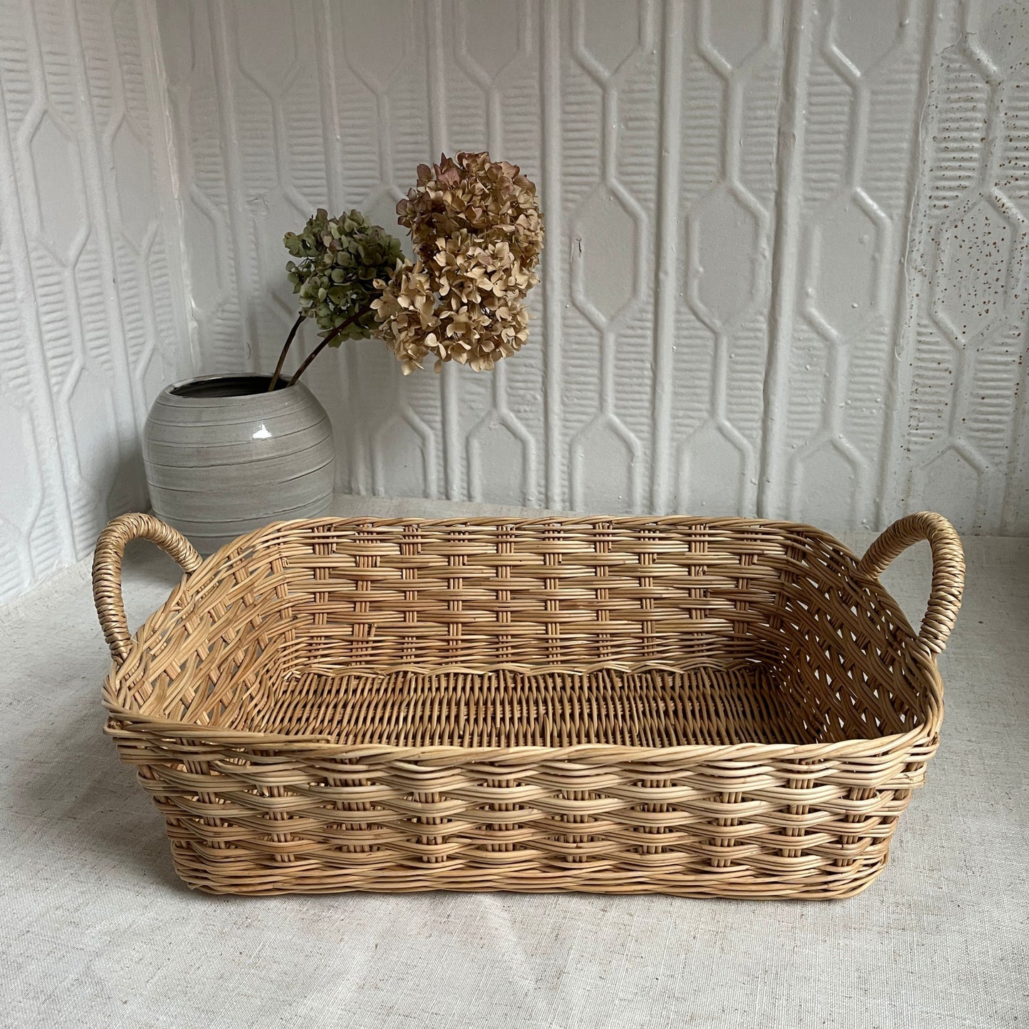 Coffee Table Rattan Tray