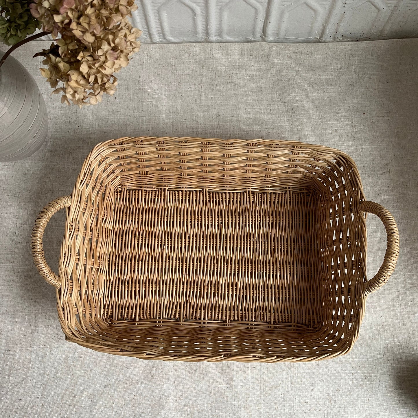 Coffee Table Rattan Tray