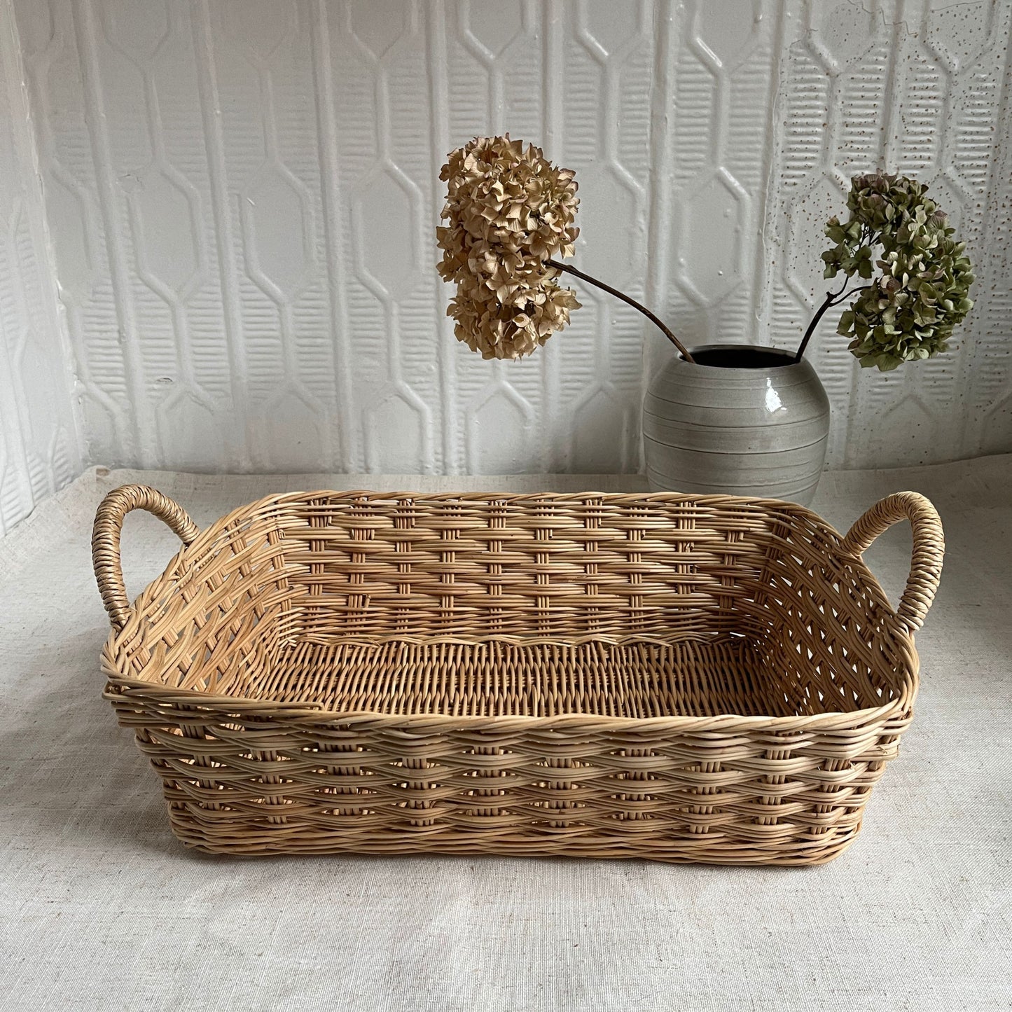 Coffee Table Rattan Tray