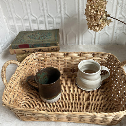 Coffee Table Rattan Tray