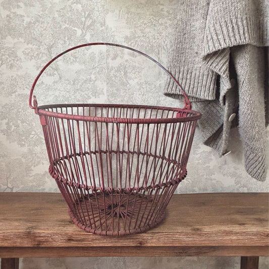 Red Vintage Clam Basket