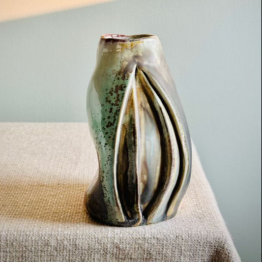 Soda Fired Vase by Anne Gabriele