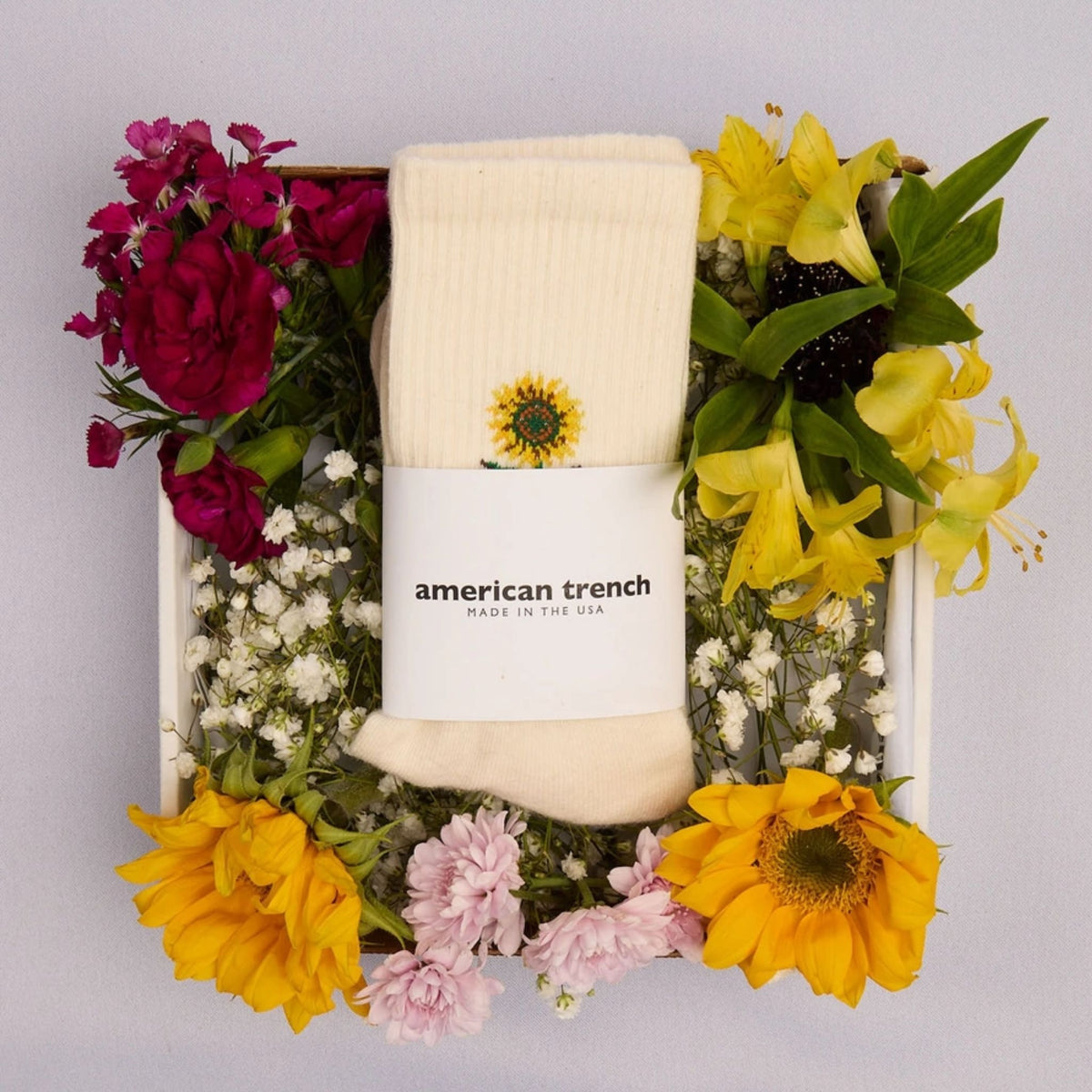 Blooming Crew Socks