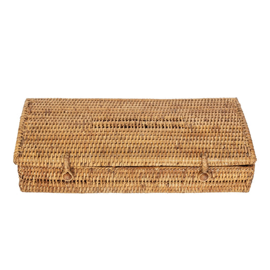 Rattan Tea Storage Box