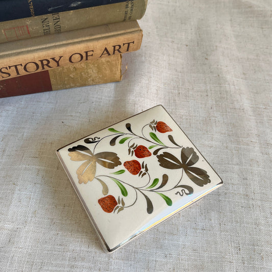 Vintage Strawberry Ceramic Box