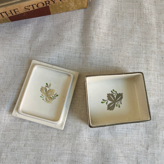 Vintage Strawberry Ceramic Box