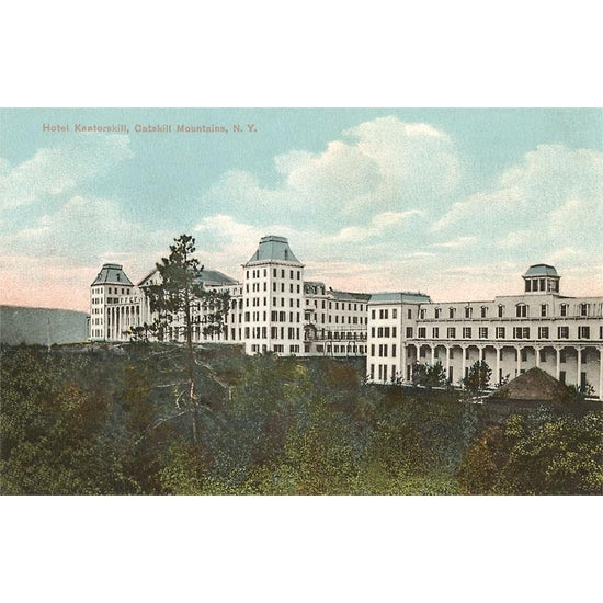 vintage postcard of the hotel kaaterskill in the catskill mountains