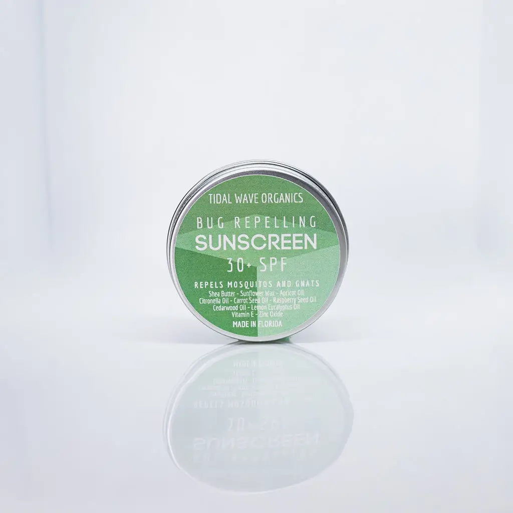 bug repelling plastic-free sunscreen spf 30