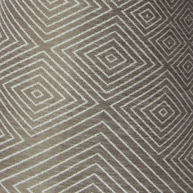close-up of linen tea towel with diamond pattern in green