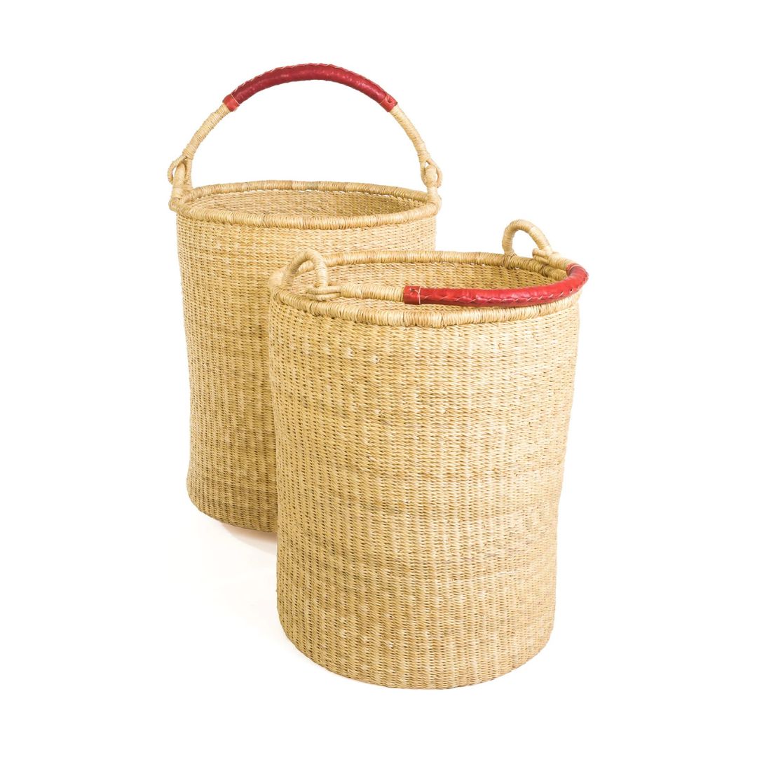 Small Bolga Laundry Basket