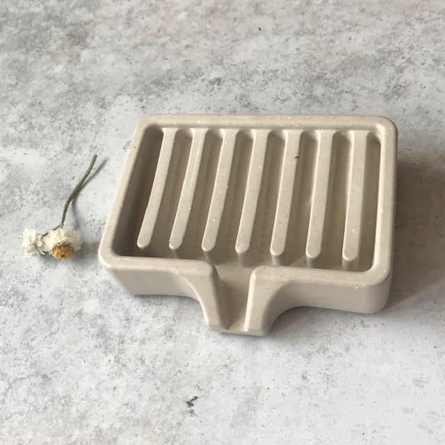 Concrete Soap Dish Draining Soap Holder Bathroom -  Israel