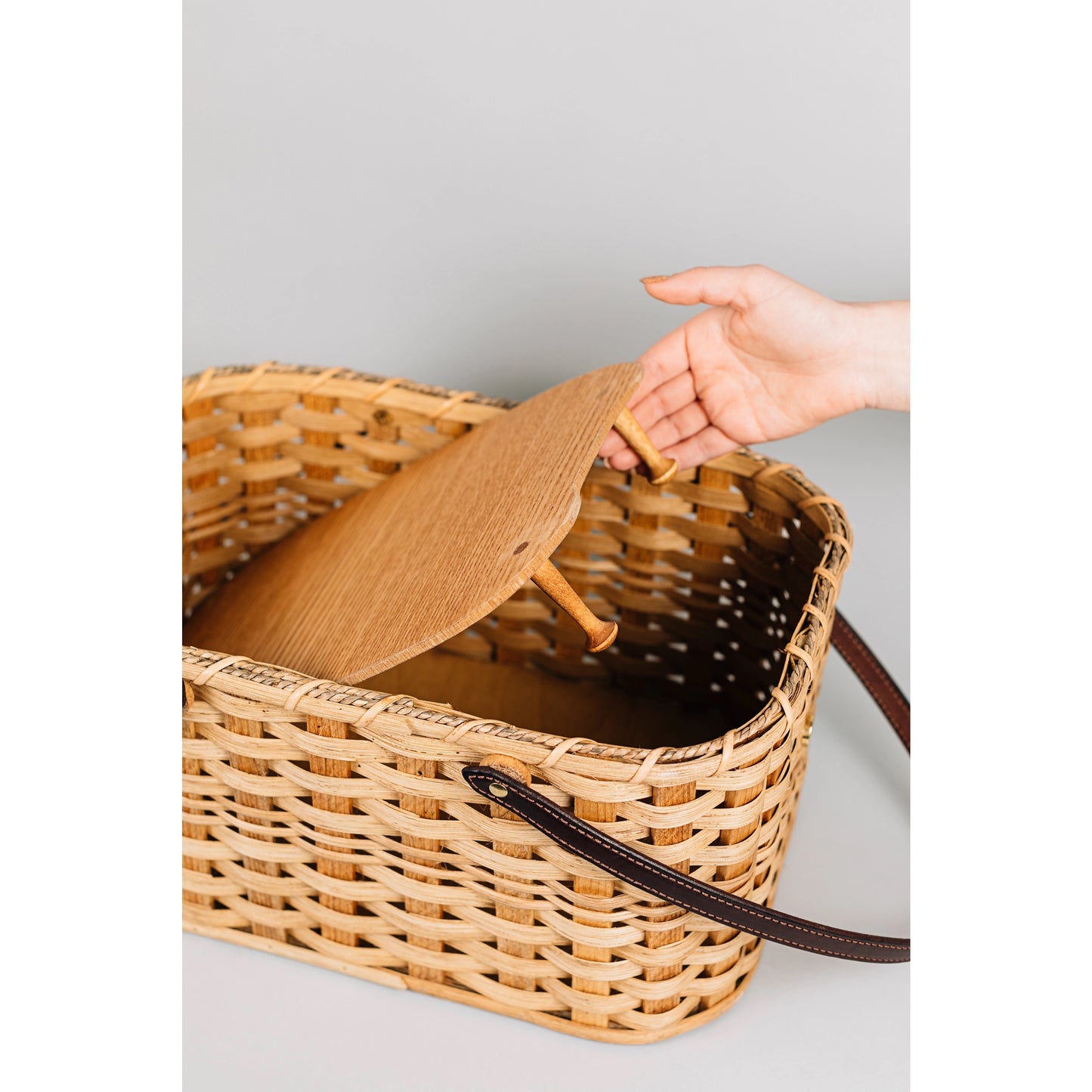 Amish-made Picnic Basket