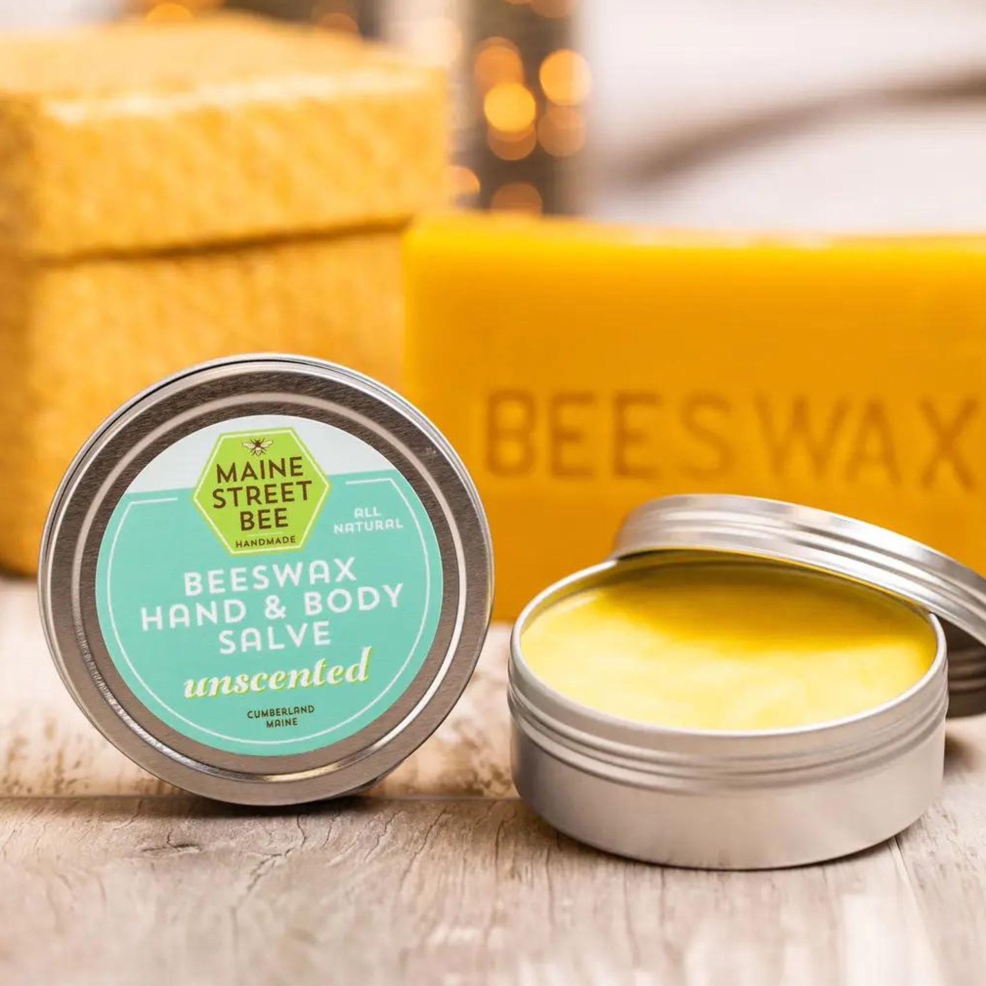 beeswax hand & body salve with beeswax